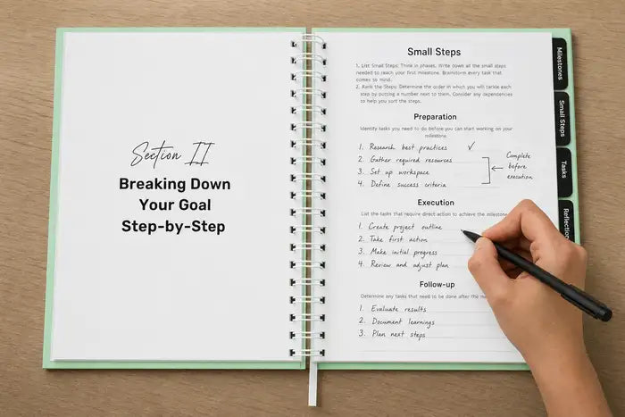 Break it into small tasks